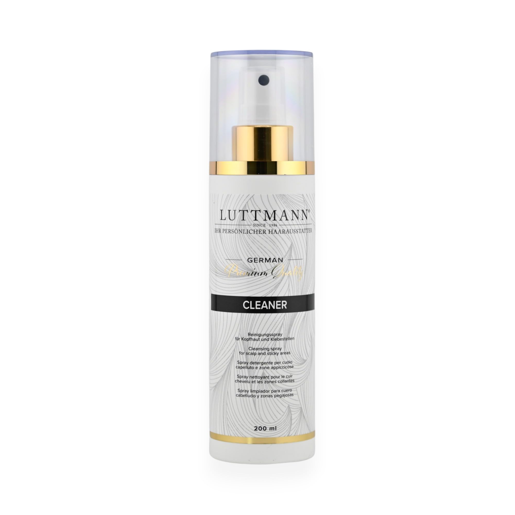 Cleaner Solvent 200 ml Tape Extensions Bonding Solvent - Spray removedor/limpiador para el cuero cabelludo y las zonas de pegado - Made in Germany