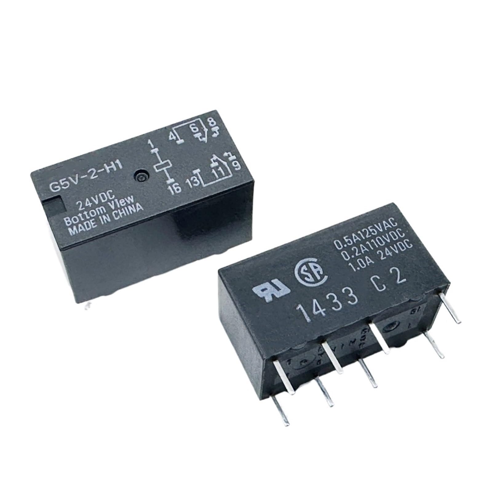Yzwrwrmktb One Color 1Pc G5v-2-H1 24Vdc 4078 Relay 8Pins