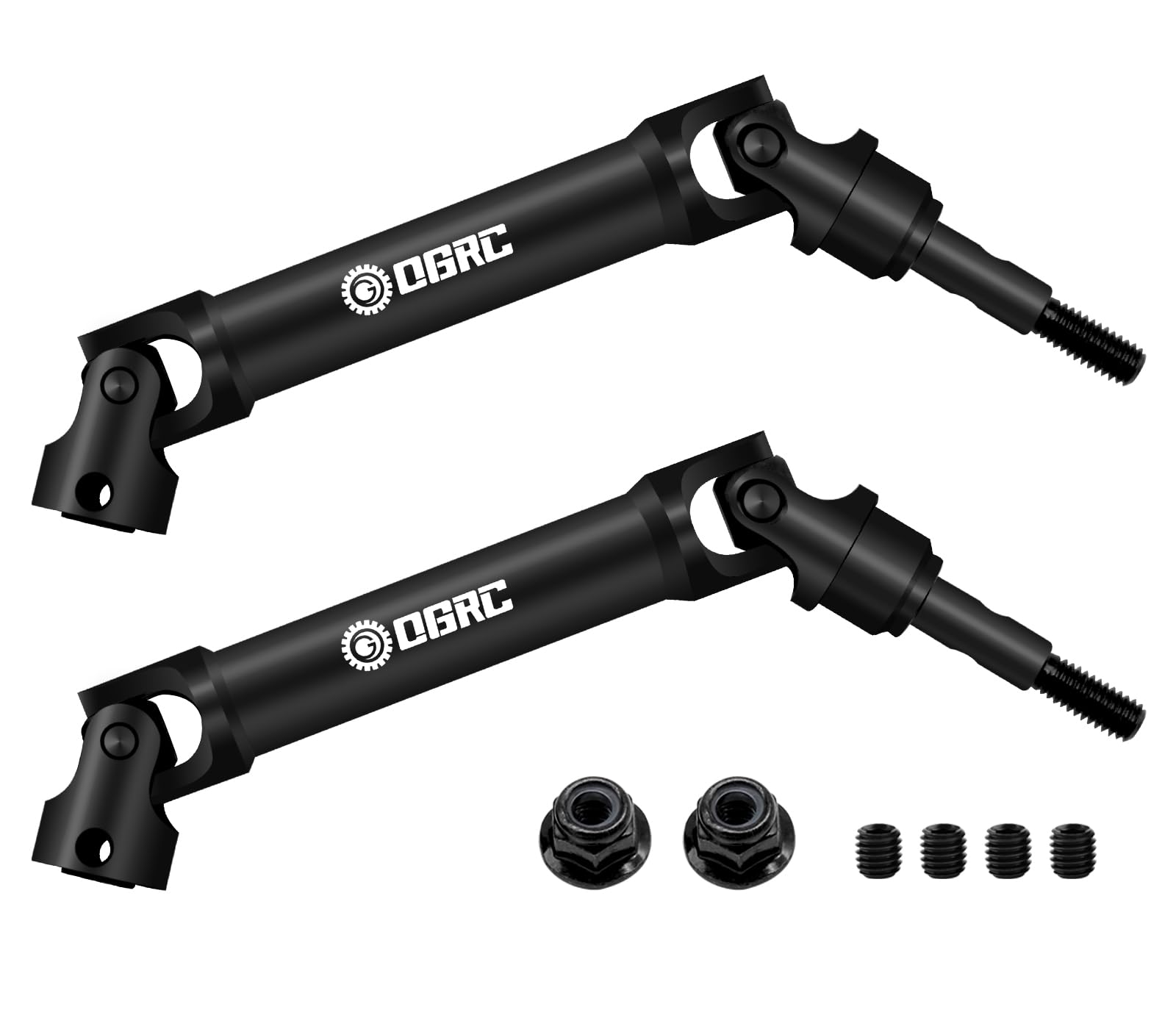 OGRC Extreme Heavy Duty CVD U-Joint Steel Driveshaft for Traxxas Slash/Stampede/Hoss/Rustler VXL 4X4 Platinum Ultimate Update Parts 1/10 RC Truck