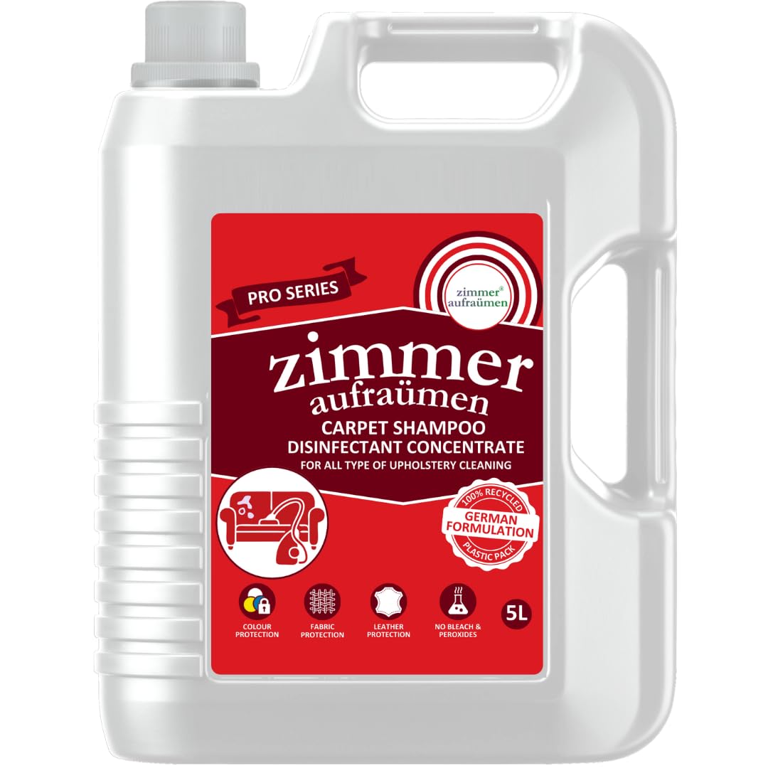 Pro Sofa, Carpet & Upholstery Cleaning Shampoo Liquid 5L (effective on Car Interior & Exterior cleaning)