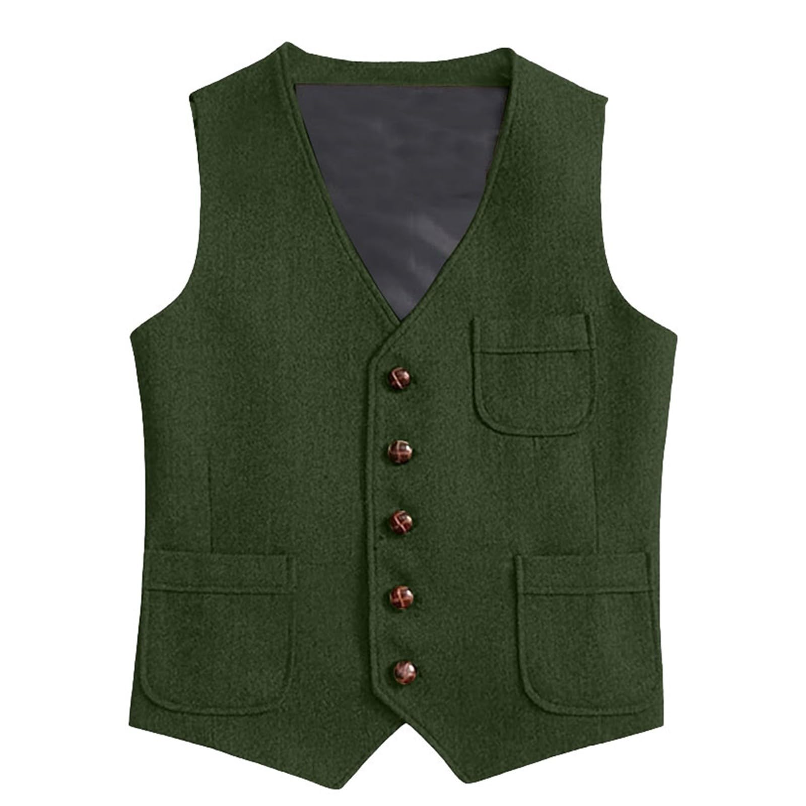 Generisch Gilet in pile da uomo, senza maniche, estivo | Gilet in softshell, sportivo, basico, in pelle, impermeabile, in lino, taglie grandi