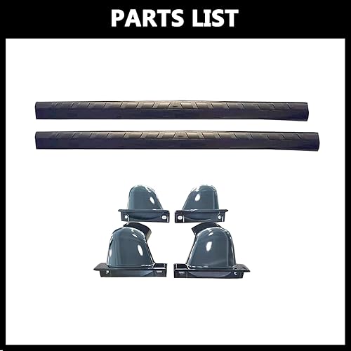 Miniatura 3 de RAXUSA Barras transversales para portaequipajes Nissa-n Pathfinder 2022 con rieles de techo elevados de fábrica, caja de carga, portaesquís, kayak,