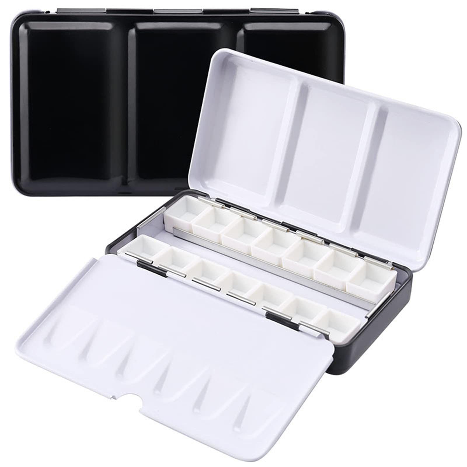 Amazon | DeeRace 水彩パレット 鉄製ボックス コンパクト 水彩絵の具