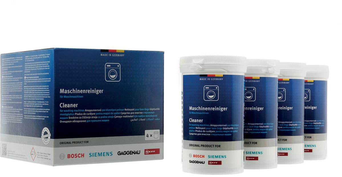 Bosch Çamaşır Makineleri için Temizleyici 4x200 gr