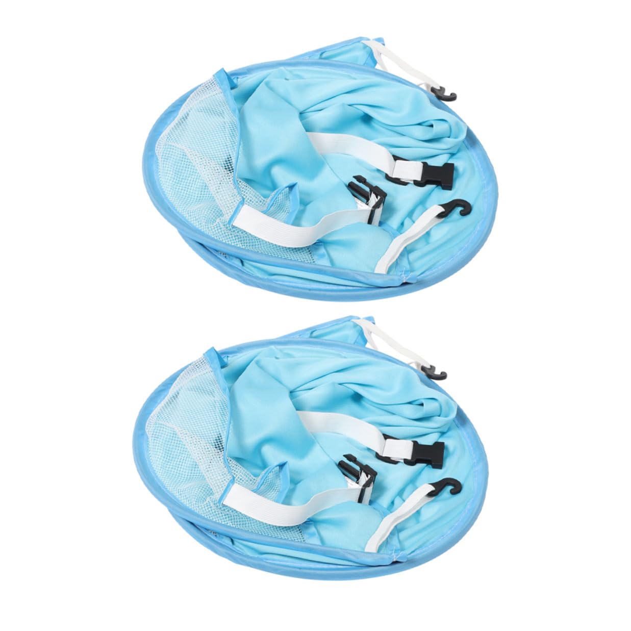 VICASKY 2pcs Stroller Sunshade Canopy Cover with UV Protection, Universal Full-Cover Sun Shade for Outdoor Use, Seat Windproof Rainproof Shade Accessories
