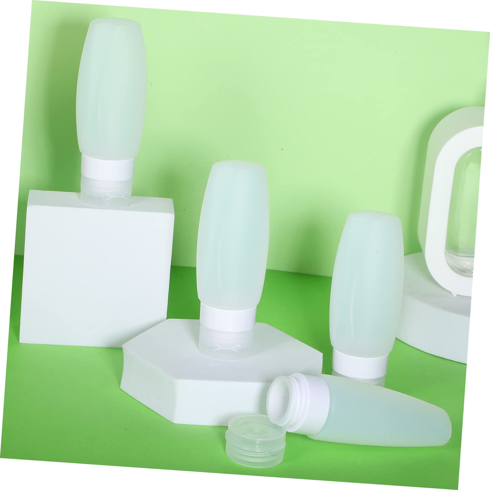 FOMIYES 3 Set Di Flaconi Da Viaggio Per Articoli Da Toeletta Con Pompa Flaconi Per Shampoo Ricaricabili Resistenti Alle Perdite Da 100 Ml Per Viaggi 4 Pezzi*3