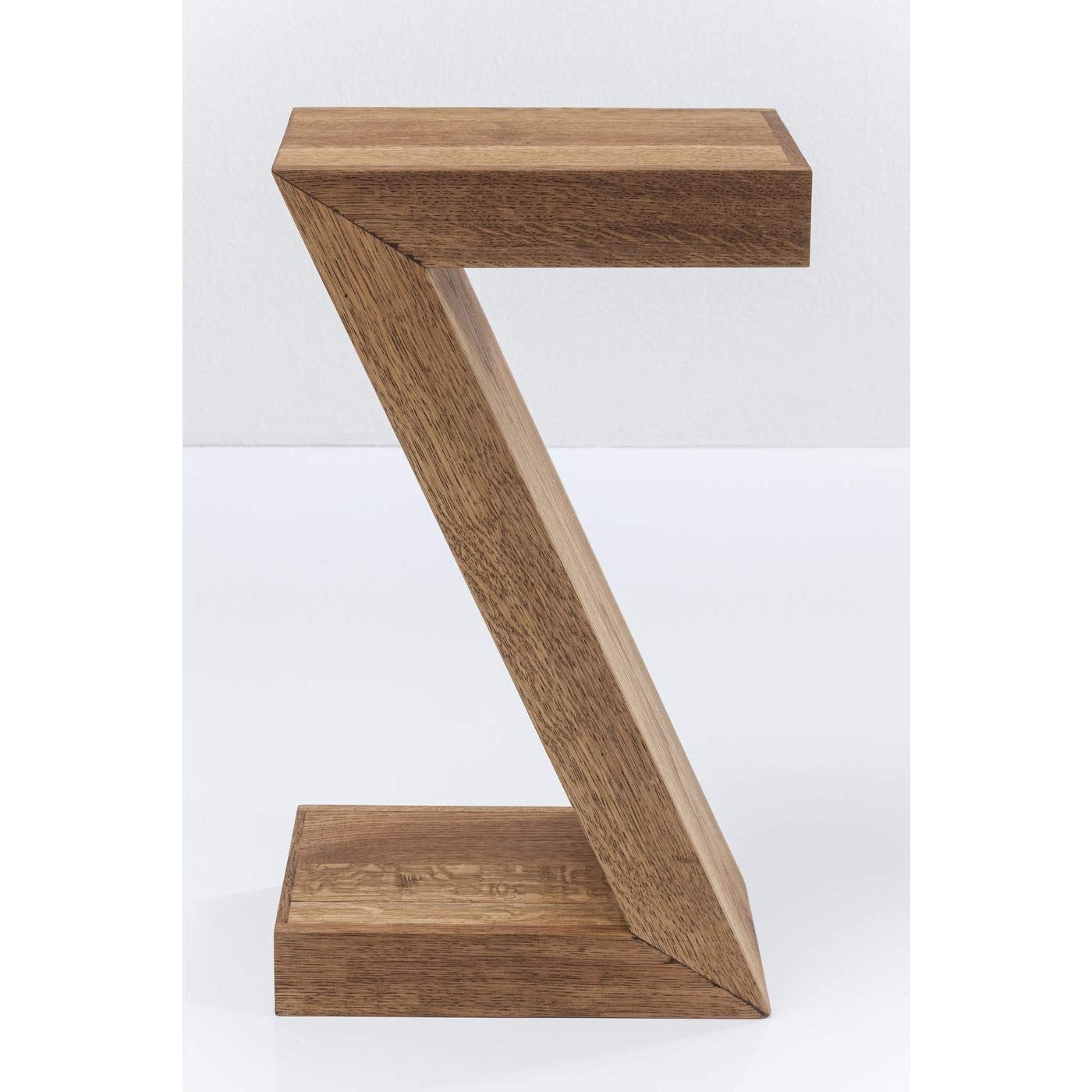 Kare Design Beistelltisch Authentico Z, Braun, Holz, Boho, Nachttisch, Couchtisch für Wohnzimmer, Schlafzimmer, Büro, 55x30x20cm (H/B/T)