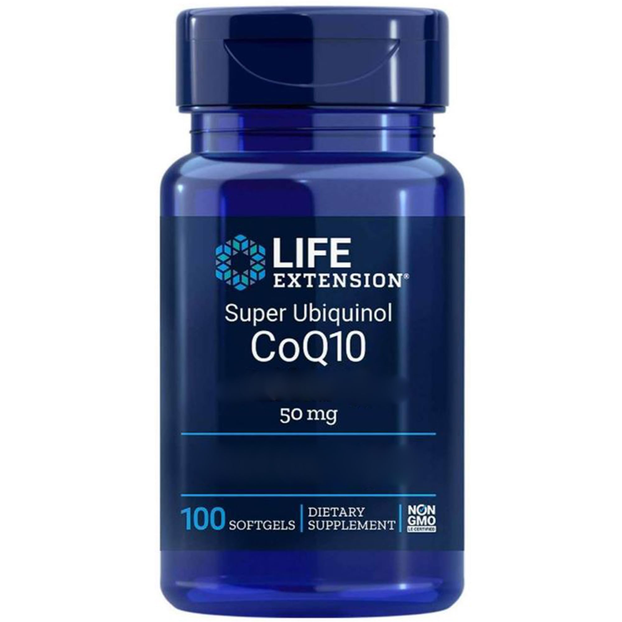 Life Extension, Super Ubiquinol, 100 glutenfreie Softgels, 50mg Ubiquinol je Dosis, Sojafrei, GMO frei, Geschmacksneutral