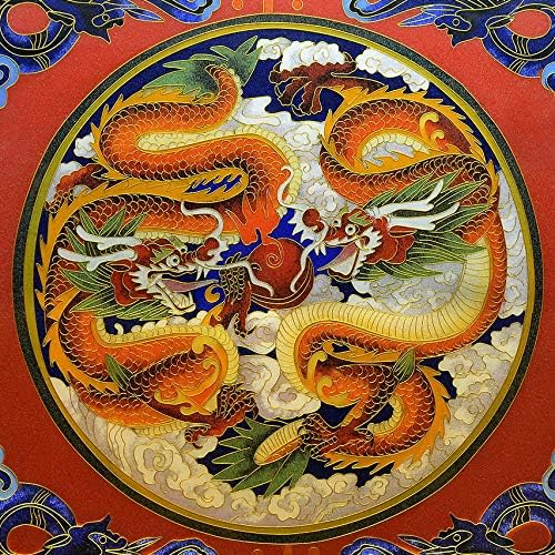 Wooden Dragon Jigsaw Puzzle - Peking Dragon - 150 Unique Wooden Pieces - Made in The USA by Nautilus Puzzles