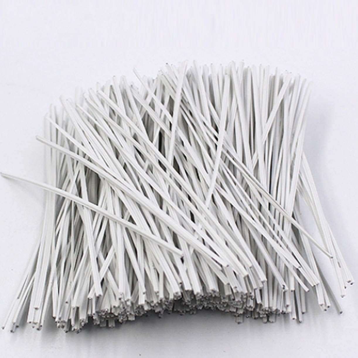 ZHONGJIUYUAN 100-PACK 3mm Singal Wire Plastic Clips Adjuster Bracket Bridge Clip,DIY Sewing (4 inch)