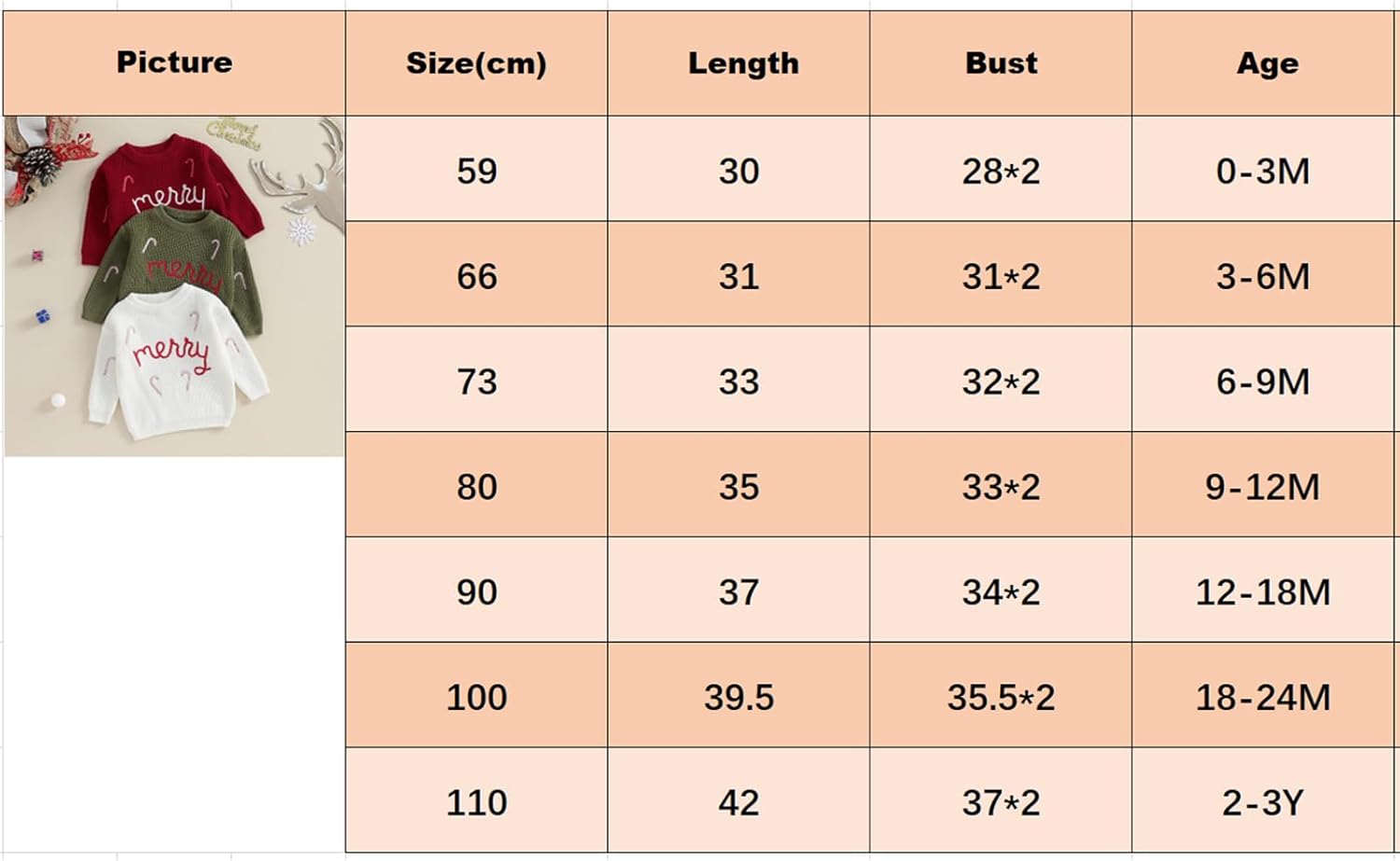 キッズクリスマスセーター、長袖クルーネック文字暖かい冬のセーターの服、女の子、男の子用