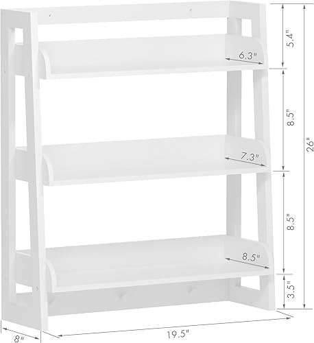 Miniatura 3 de UTEX Estante de pared para baño, organizador de estante de almacenamiento sobre el inodoro, estante de montaje en pared de 3 niveles con gancho,