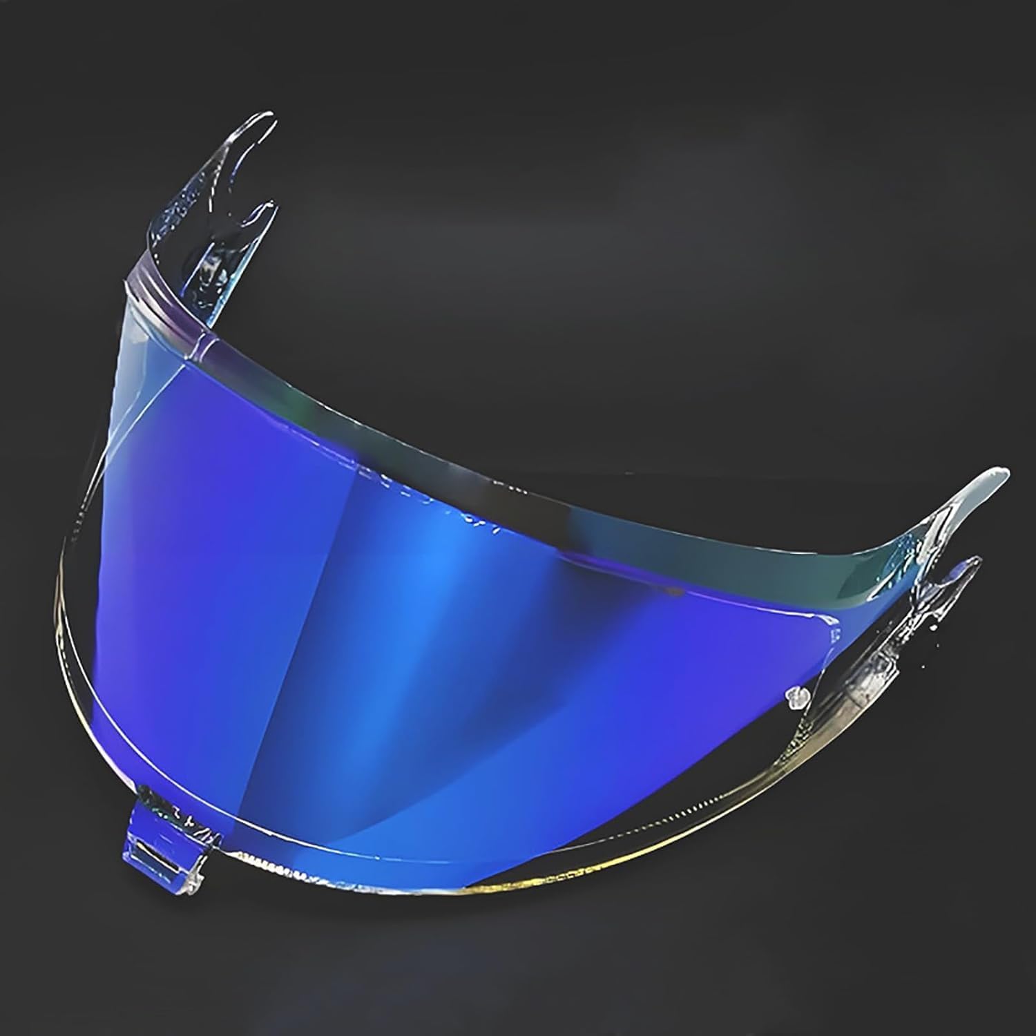 Motorcycle Helmet Visor for Shark Spartan GT, Photochromic Motorcycle Helmet Visor Replacement – Anti-Fog Clear/Tinted Shield Lens for Day/Night Riding,E/Aurora Blue