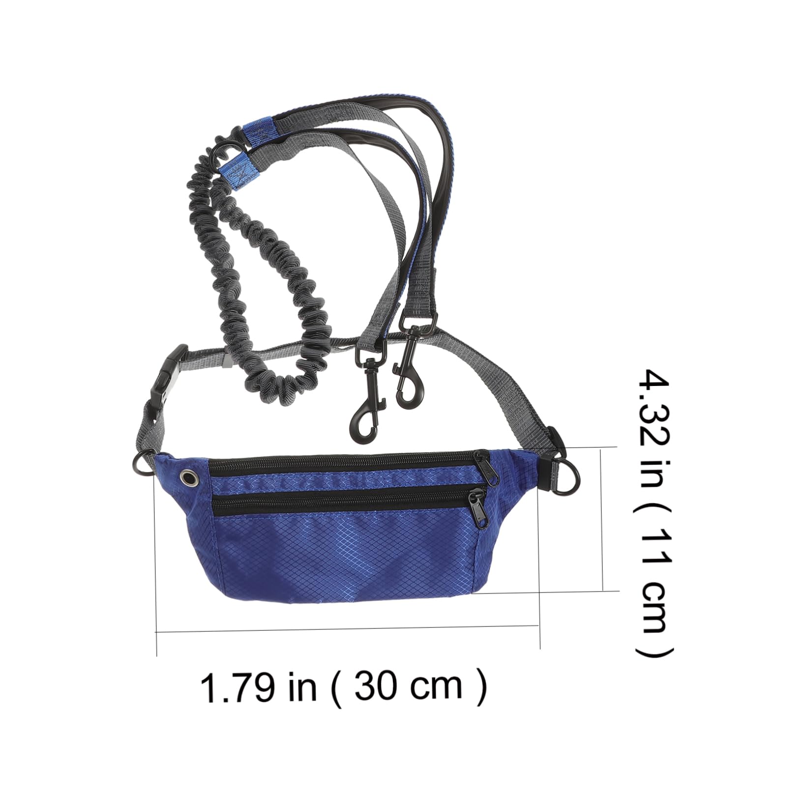 HEMOTON 1 Set Hands Dog Running Leash with Waist Traction Rope for Outdoor Activities Reflective and Comfortable Design for Easy Control for Jogging and Walking