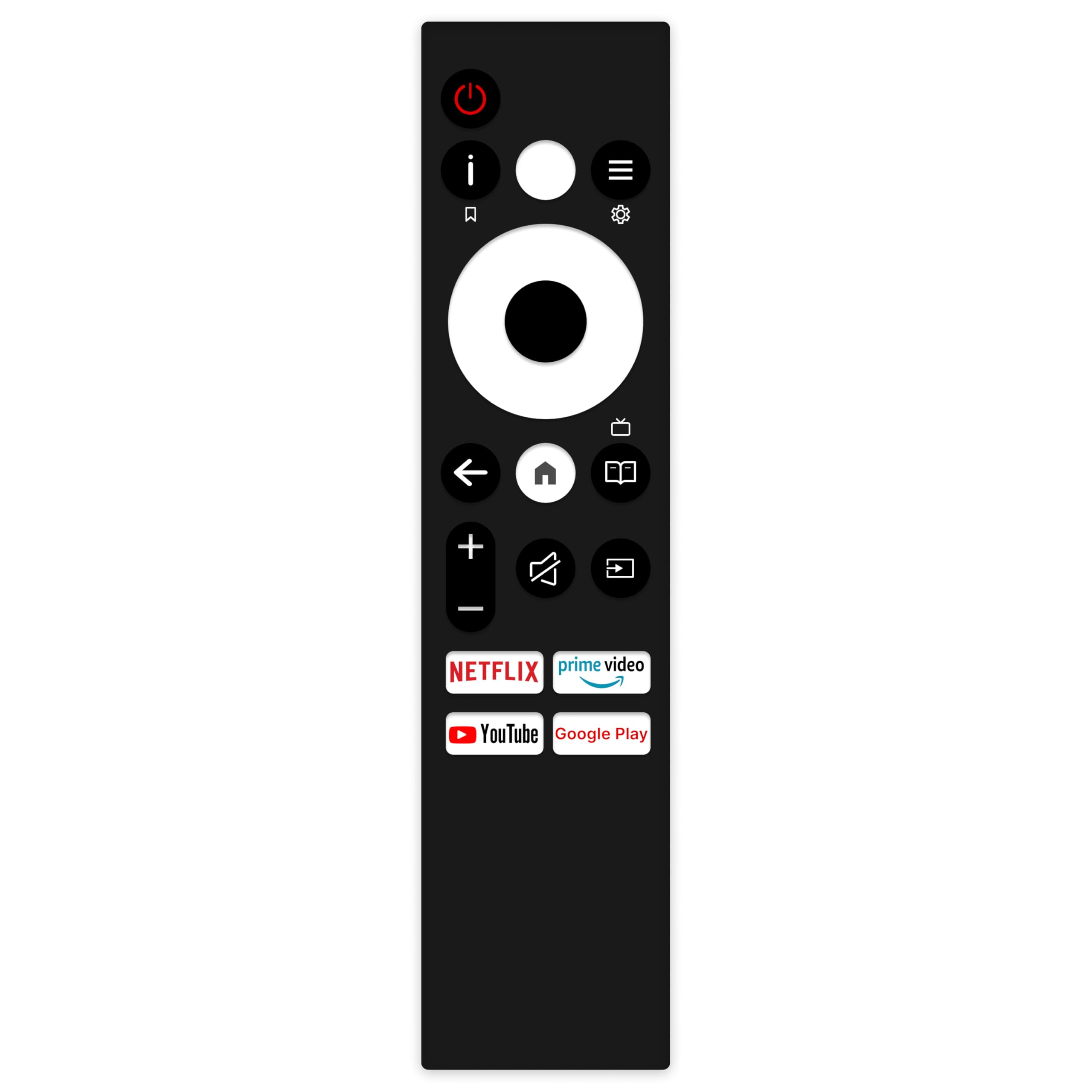 ZIEVA Compatible with Croma Smart Tv Remote – Without Voice - Hot Keys YouTube, PrimeVideo, Netflix, & Google Play Use for LCD LED OLED QLED UHD 4K Android TVs (B0DG32TLT9) Amazon Price History, Amazon Price Tracker