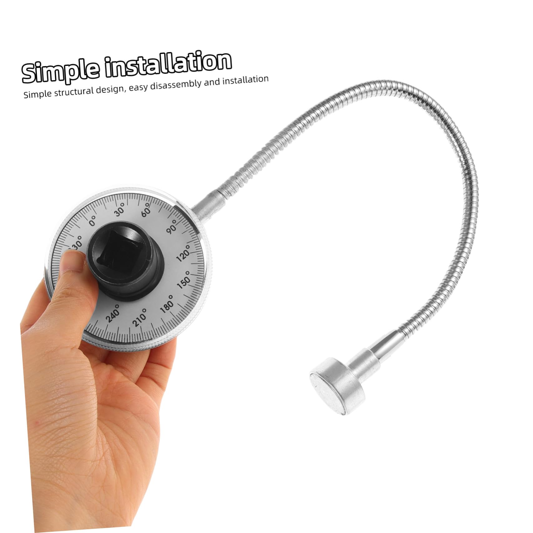 Drehmomentwinkelmesser 1/2 Zoll Mit Winkelmessgerät Und Zifferblatt Präzises Drehmomentmessgerät Für Mechaniker Und Heimwerker