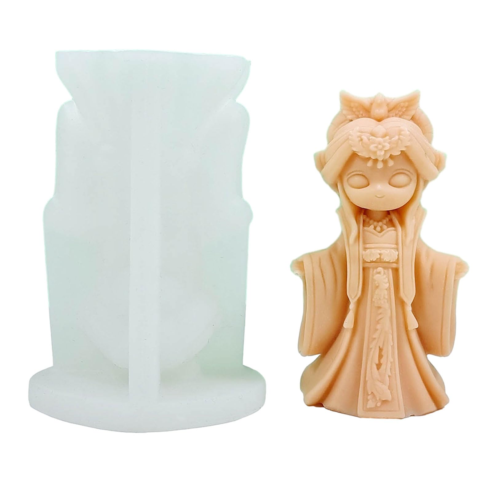 hogtnd Ancient Silicone Candle Molds, Food Grade Silicone Mould, Easy Demoling for Resin Casting, Candle Soap Making, Silicone Resin Molds