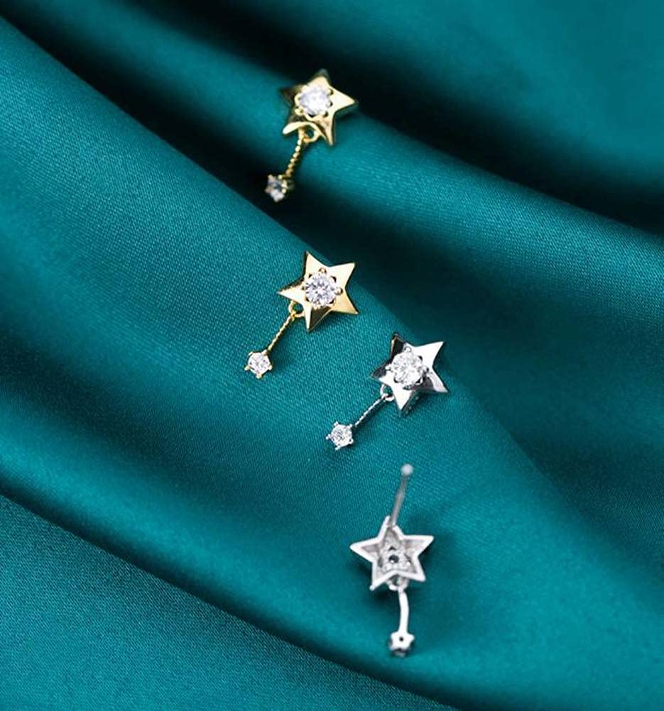 Amazon.co.jp: S925 シルバー ピアス, レディース ファッション スター
