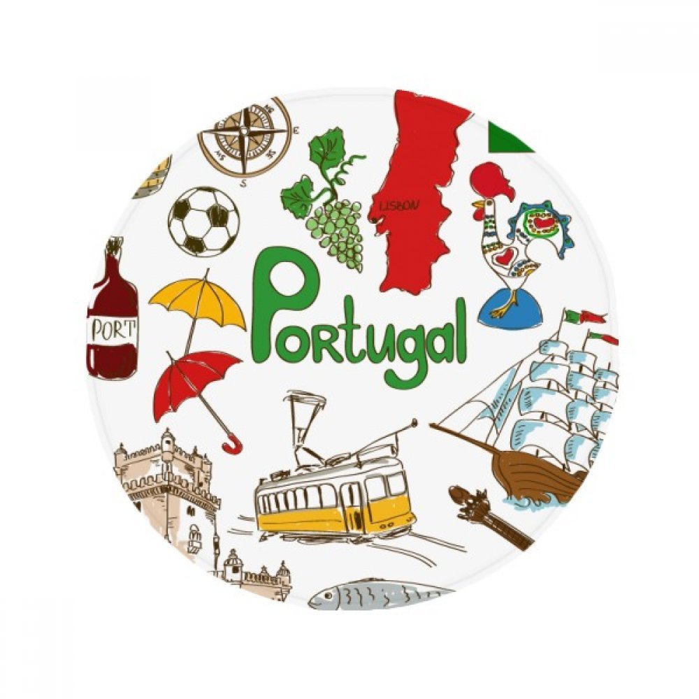 Tapis de sol Portugal antidérapant pour salon et cuisine motif animaux 60cm