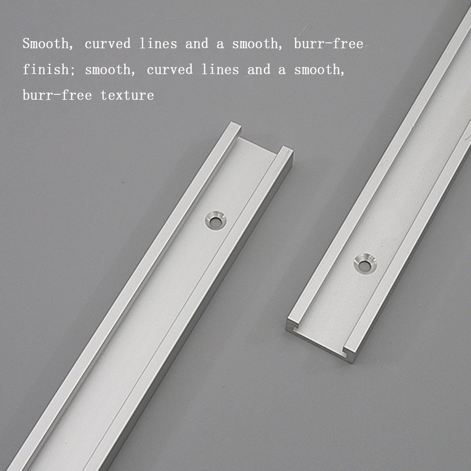 Due binari di guida con scanalatura a T da 20 cm e 122 cm con cursori, utilizzando scanalature a T in lega di alluminio for la guida(100cm(39.3inch))