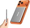 Cargador portátil magnético SIXTHGU, banco de energía inalámbrico ultra delgado 5,000mAh, carga rápida USB C PD 20W, para batería externa MagSafe, PowerMag, compatible con iPhone 16/15/14/13/12 Pro/Pro Max 1