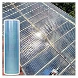 Pannelli da Tetto in Fibra di Vetro 0.8mm, Panneli Tetto Trasparente per Serre, Capannoni, Tende da Sole, Garage, Fabbriche, Agricoltura, Verande(0.6x2m)