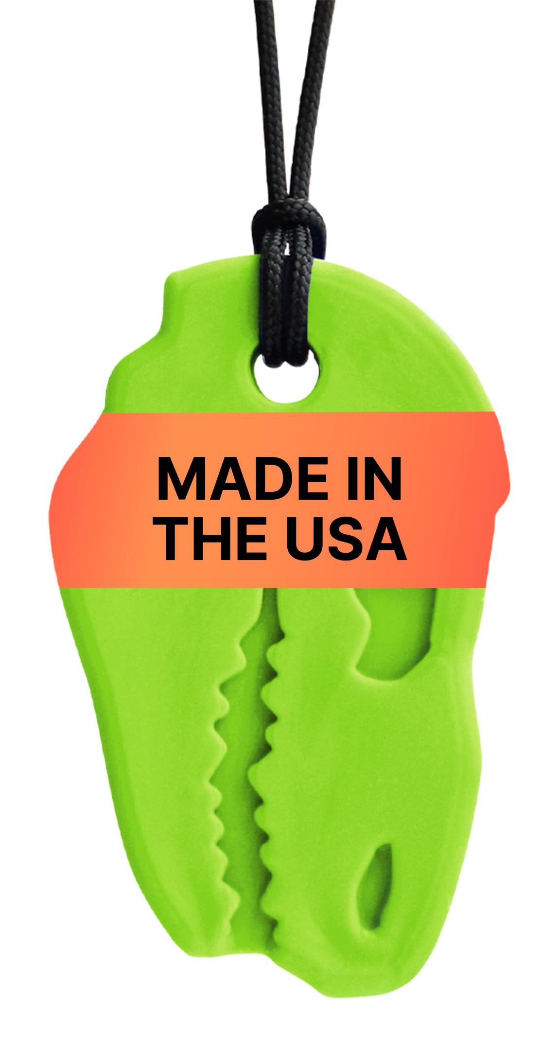 ARK Dino-Bite Chew Necklace, XT, Firm, Lime Green