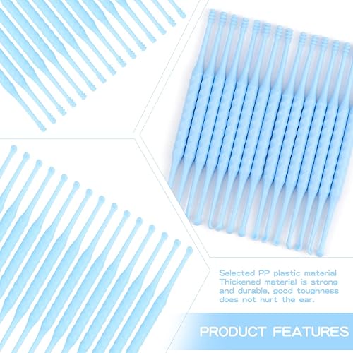 Miniatura 3 de FERCAISH 15 piezas desechables para oídos, limpiador de cera de oído, herramienta de limpieza de oídos, limpiador de cucharas para cuidado personal,