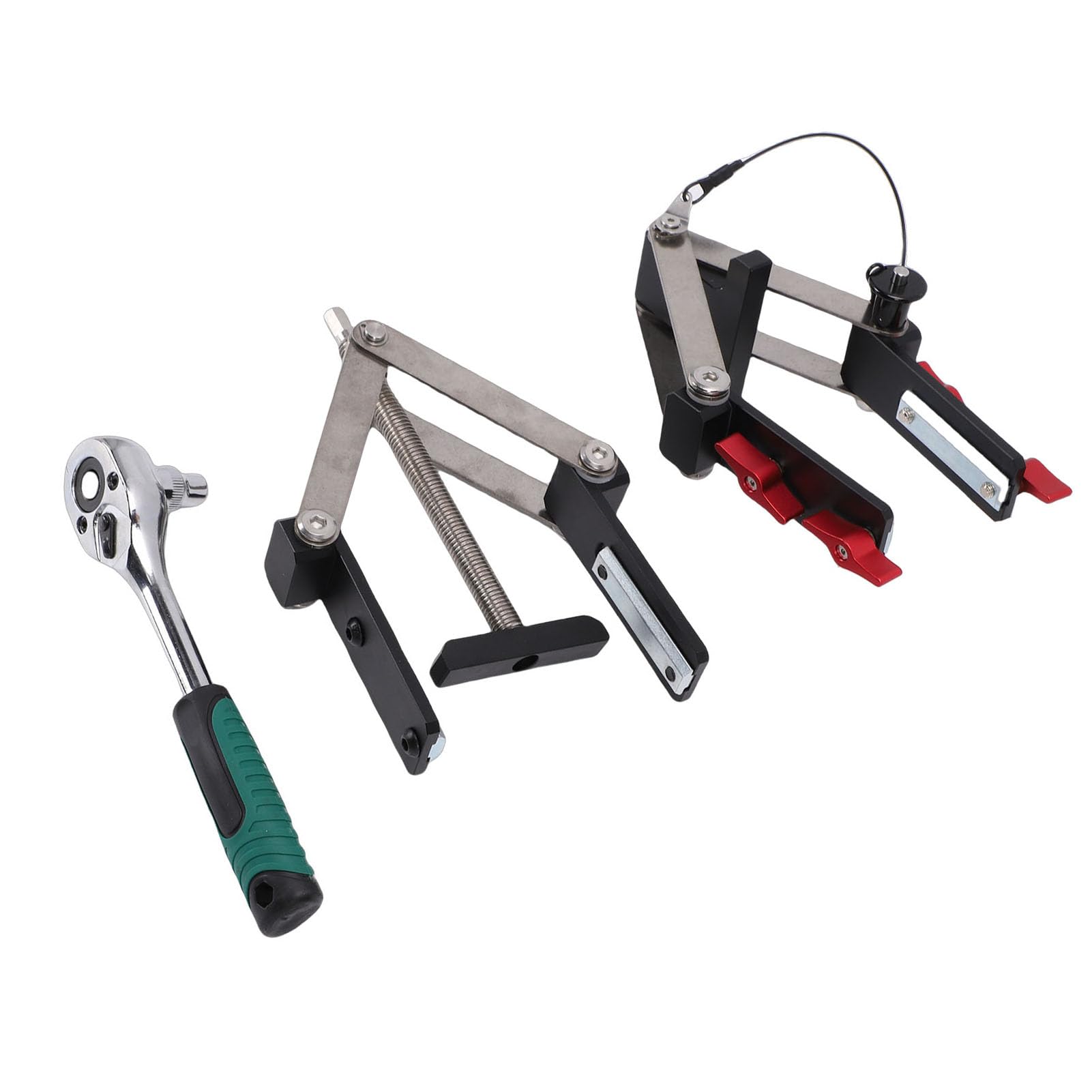 Jeffergarden Morsetto a Pressione a 4 Vie Lega di Alluminio 12-100mm Altezza di Serraggio Morsetto per Pannello con Pressione a 4 Direzioni per Assemblaggio di Armadi per la Lavorazione del