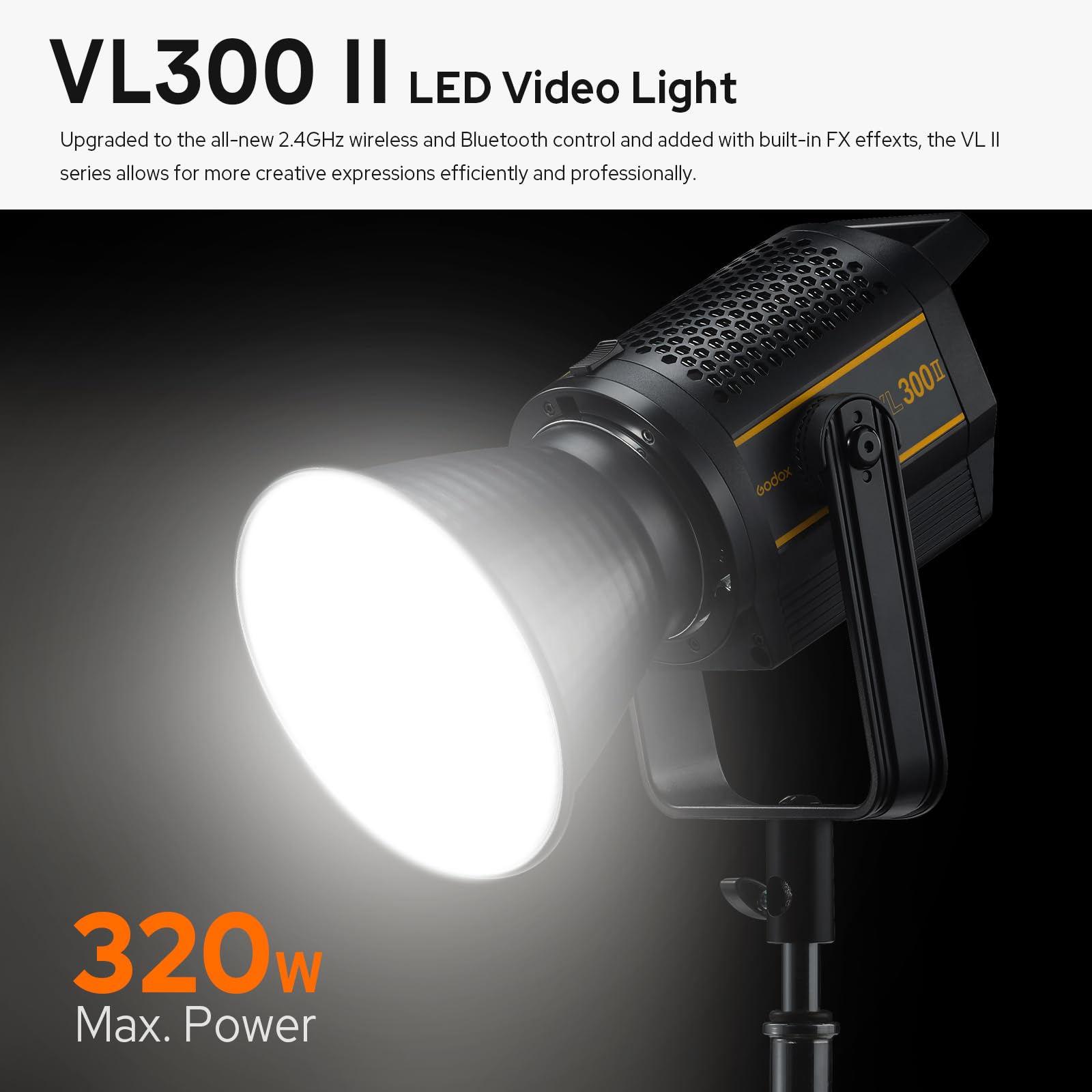 その他 Godox VL VL300 320W Amazon.com : Godox VL300II Professional LED Video Light