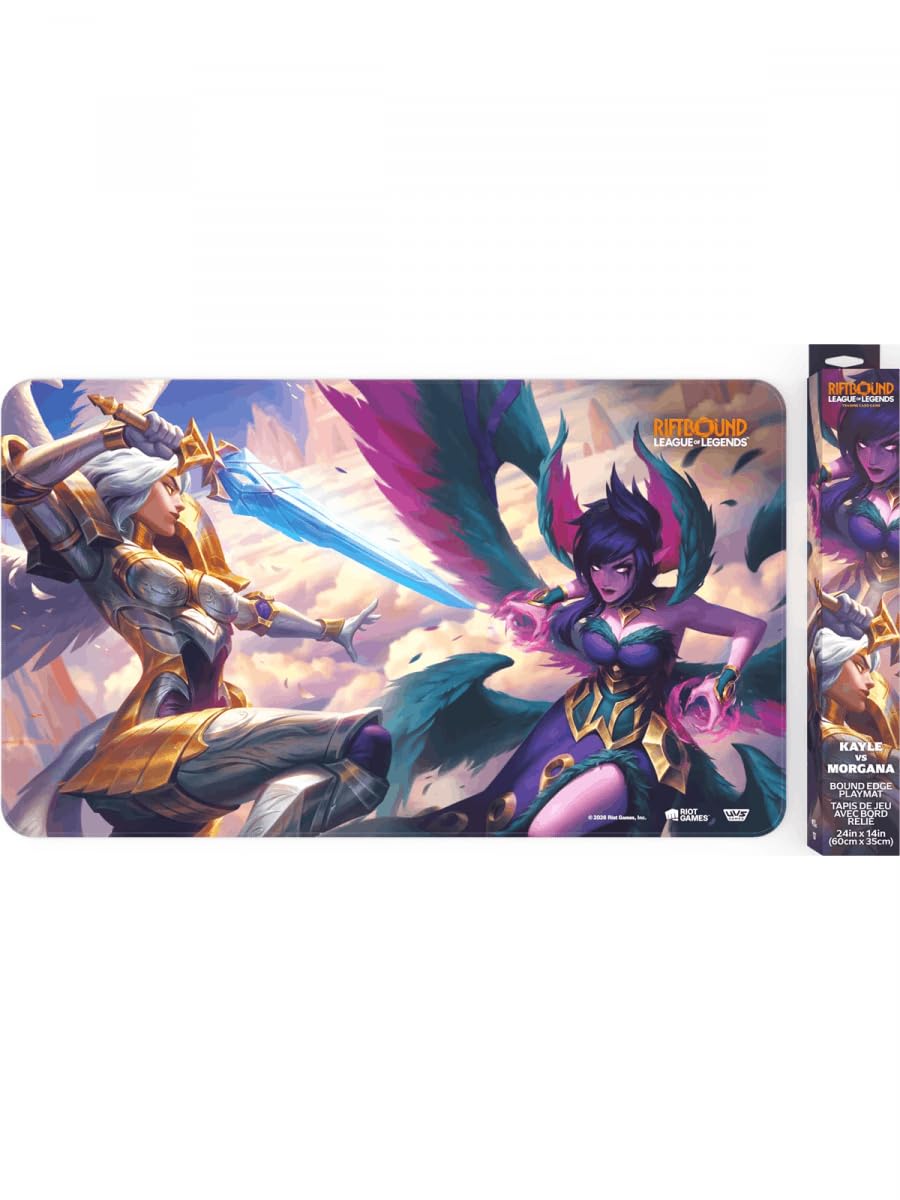 UVS Games Riftbound: League of Legends TCG Vendetta Kayle vs. Morgana Neoprene Playmat, 24 x 14 Inches