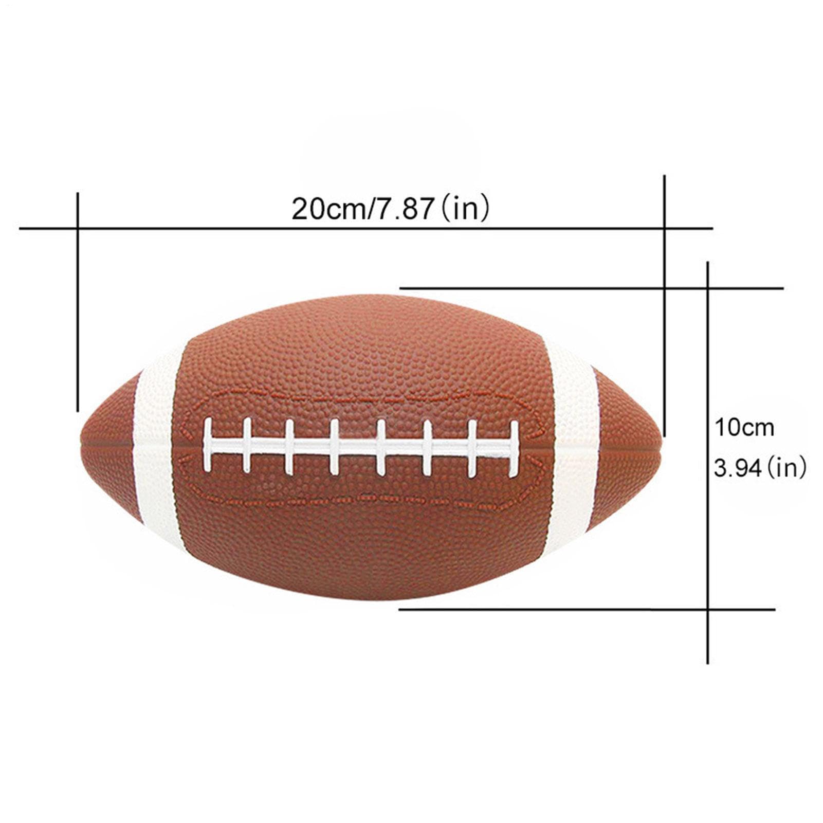 Pallone da football americano - Football americano misura 3, 20 cm*10 cm Palloni da calcio vintage per bambini sportivi antiscivolo da esterno per allenamento | Calcio amricano in pelle sintetica ad