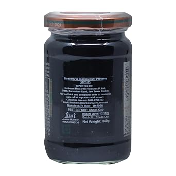 MACKAYS Blueberry & Black Currant Preserve, 12 Ounce