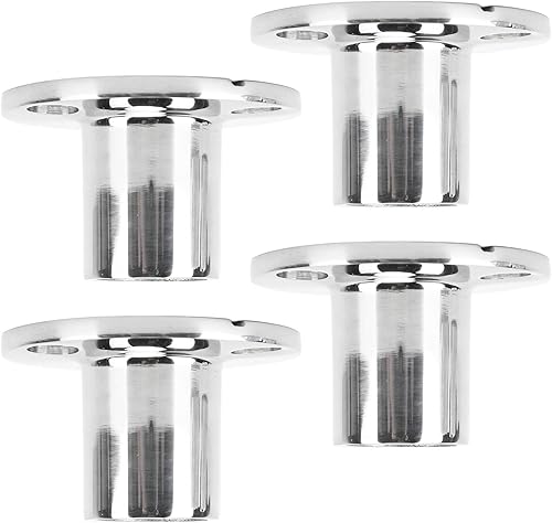 Miniatura 9 de banapoy 4 unidades, base de barandilla de mano para barco, barandilla de mano de acero inoxidable 316 de 90 grados, accesorios marinos, base redonda