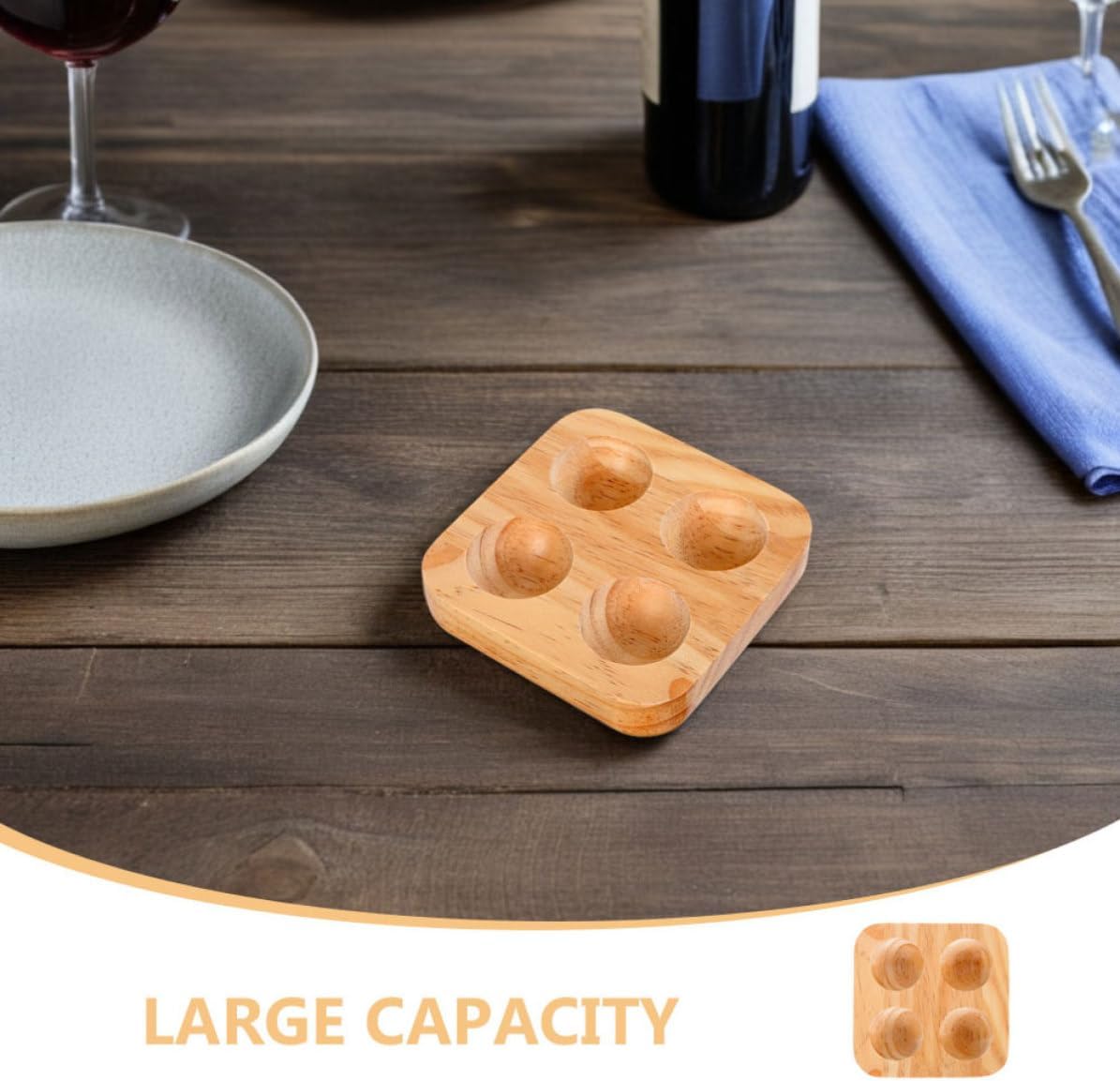 3pcs Slot Egg Storage Box Tray for Refrigerator, Double Row