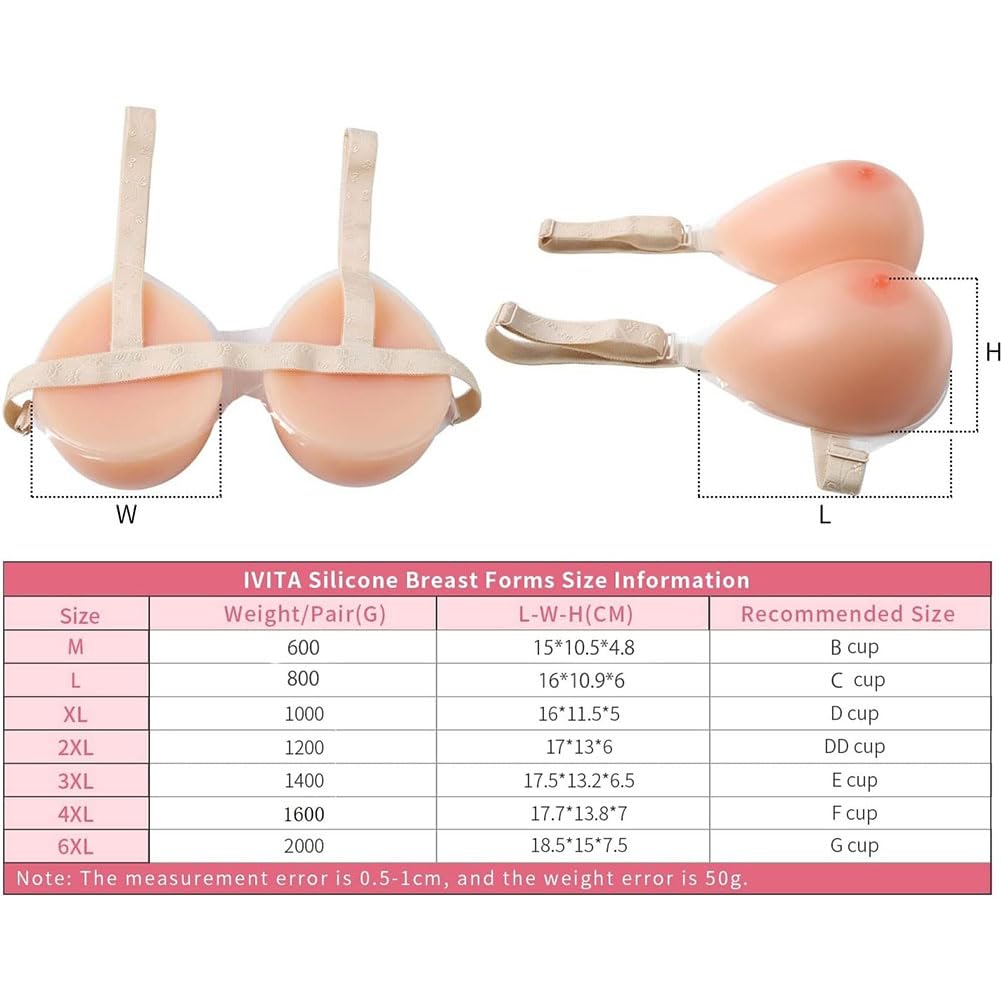 Protesi mammarie al seno in silicone con spalline del reggiseno per protesi transgender crossdresser mastectomia carnagione/A/L
