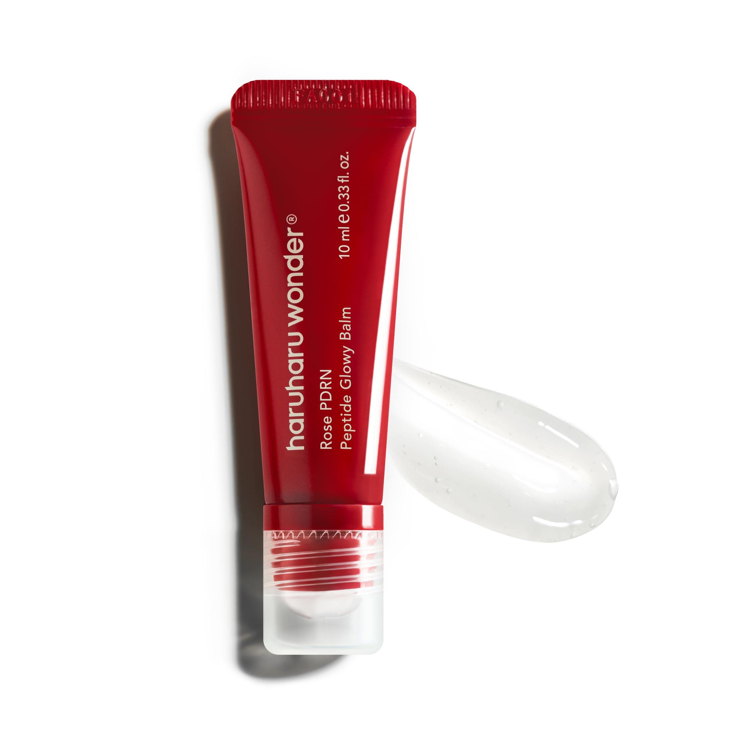 haruharu wonder Rose PDRN Peptide Glowy Balm, Instant Moisture, Repairs Dry Cracked Lips, 24h Moisture, No Waxy Finish, wegański, bez silikonu, bez mikroplastiku, bez tuszu, 10 ml