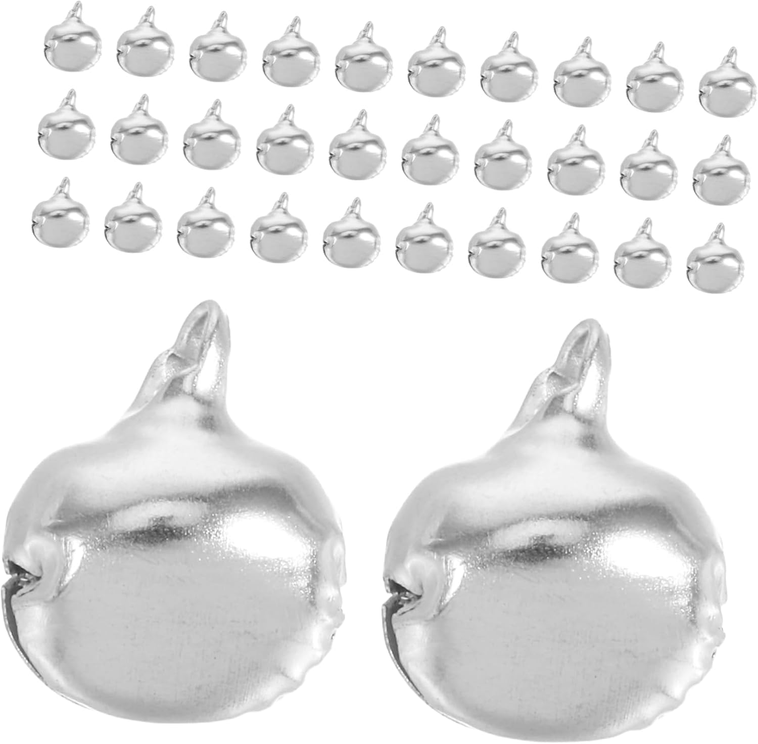 DIY Craft Accessory 200pcs Small Vintage Bells for Jewelry Pet Collars Decor Jingle Bell Charm Pack