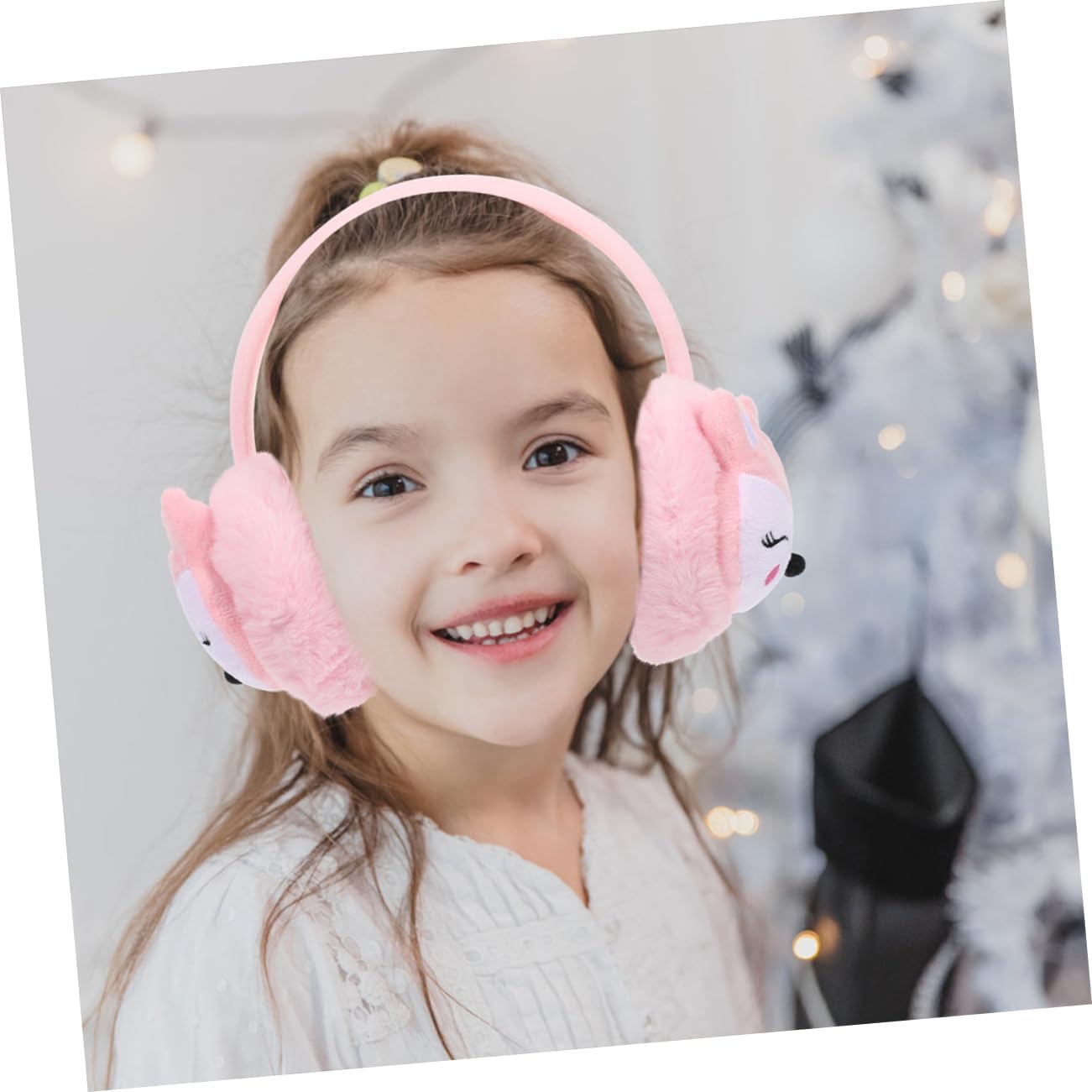 NOLITOY 2pcs Comfortable Winter Ear Muffs for Boy Girl Ear Covers Lovely Design Protection