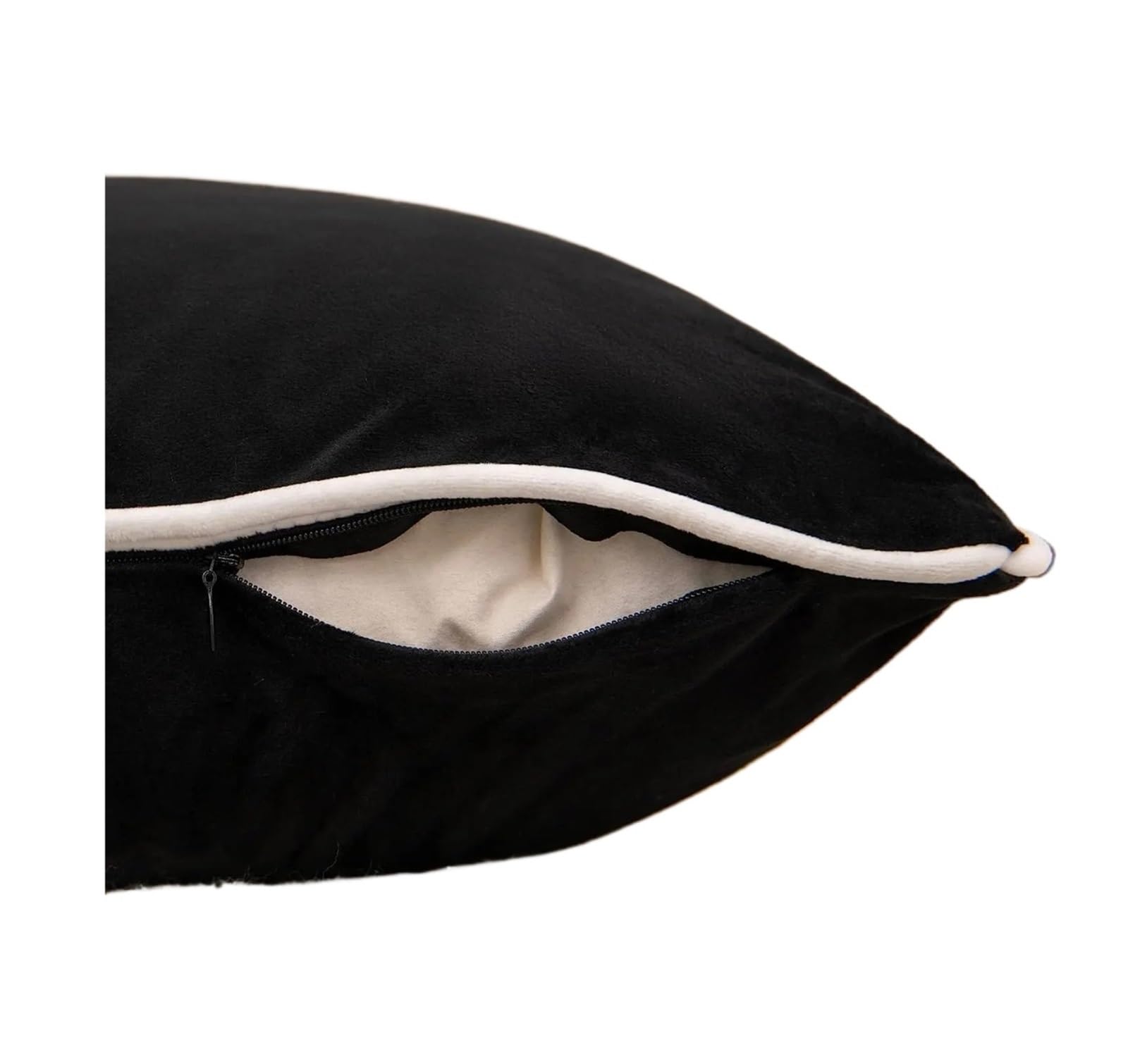 1 pezzo di copertura del cuscino decorativo quadrato cuscini federa, compatibile for divano tenda Sunbrella(White,600mm*600mm)
