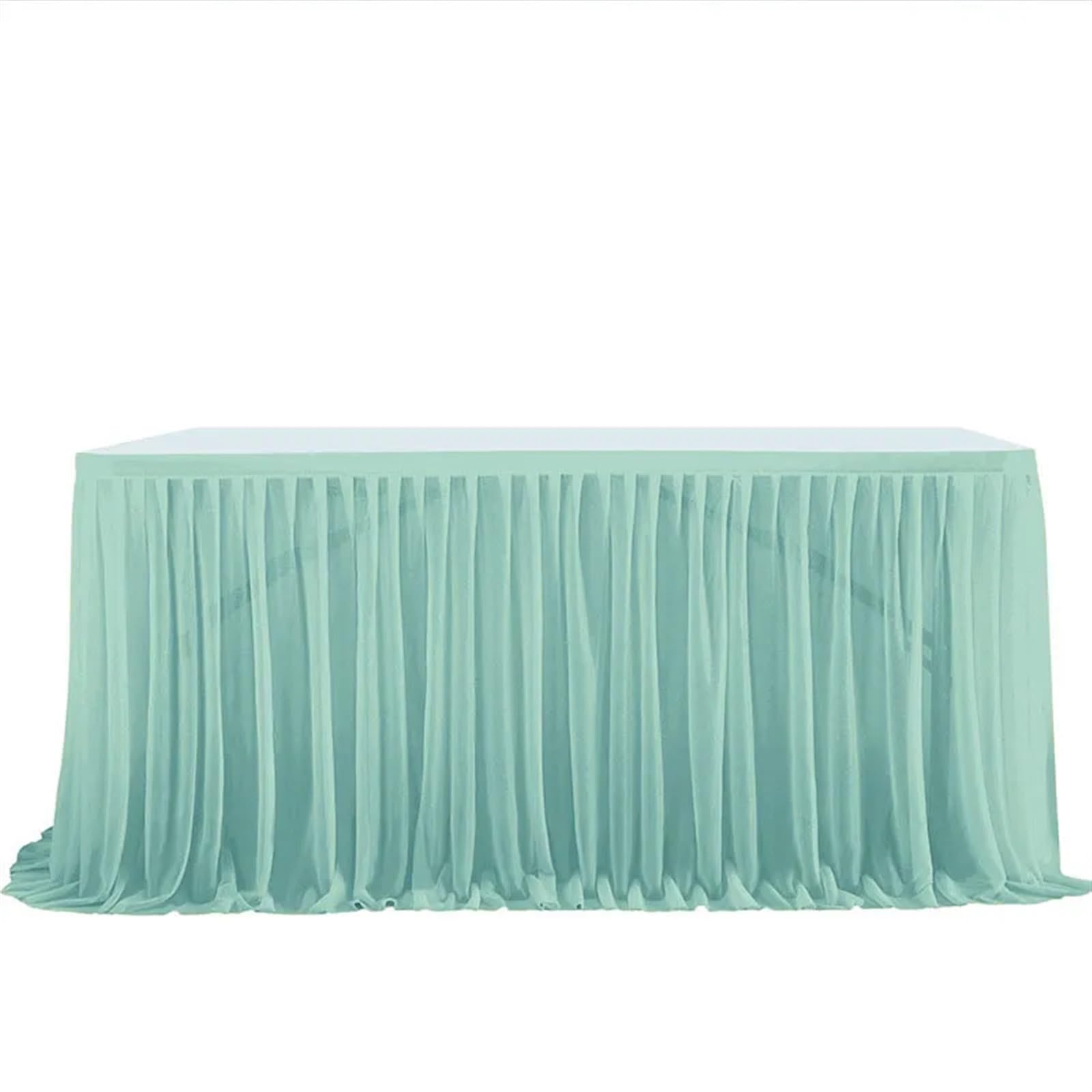 Faldón de Mesa Falda de mesa postre plisada