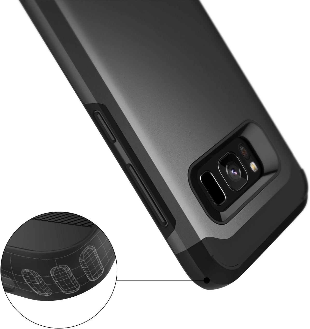 Caseology Legion for Samsung Galaxy S8 Case (2017) - Black