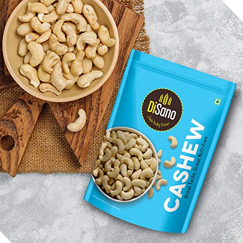 Image of DiSano Extra Light Olive Oil, Indian dishes and frying, 2L & Whole Cashew Nuts (Kaju), 200g