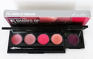 bare Minerals Oh So Chic 5 Shades Of Fabulous Marvelous Moxie Lipstick Palette Plus Lip Brush by Bare Escentuals - coolthings.us