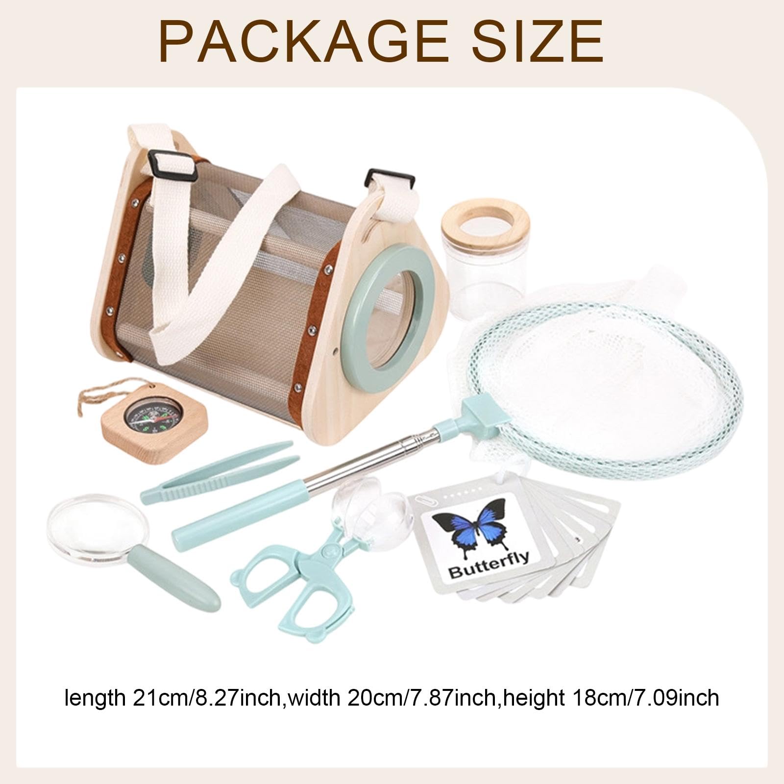 Amagogo Kit de exploración, Kit de Captura, Estuche de colección, educativa científica para niños, contenedor de observación, Juego de exploración