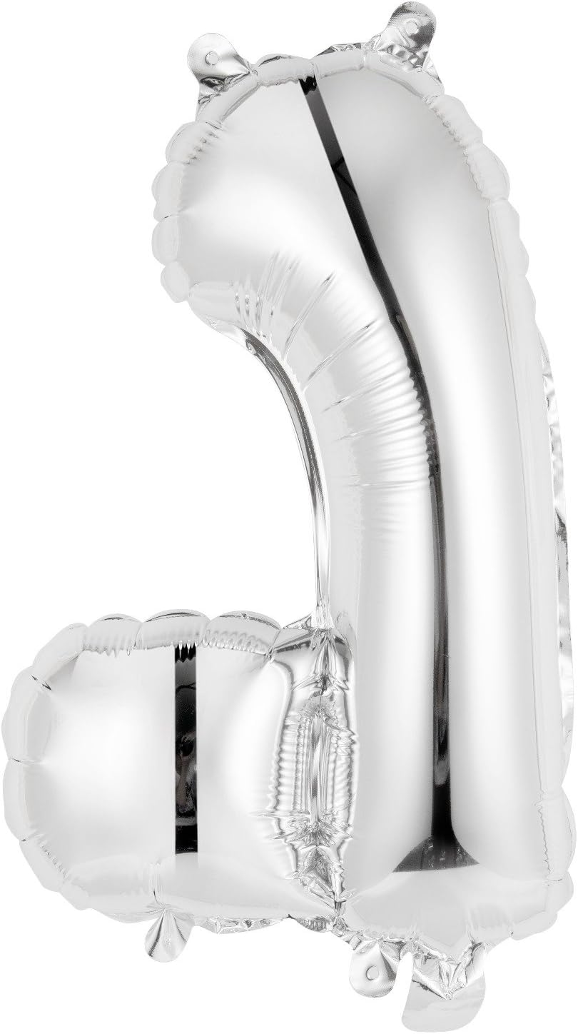 Yoyo Fun USA Hebrew FOIL Balloons Letters Nun 18"