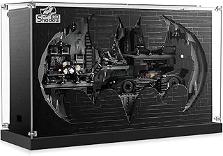 Acrylic Display Case for Lego 76252 Batcave – Shadow Box, Dustproof Clear Display Box (Display Case ONLY,Lego Model NOT Included)