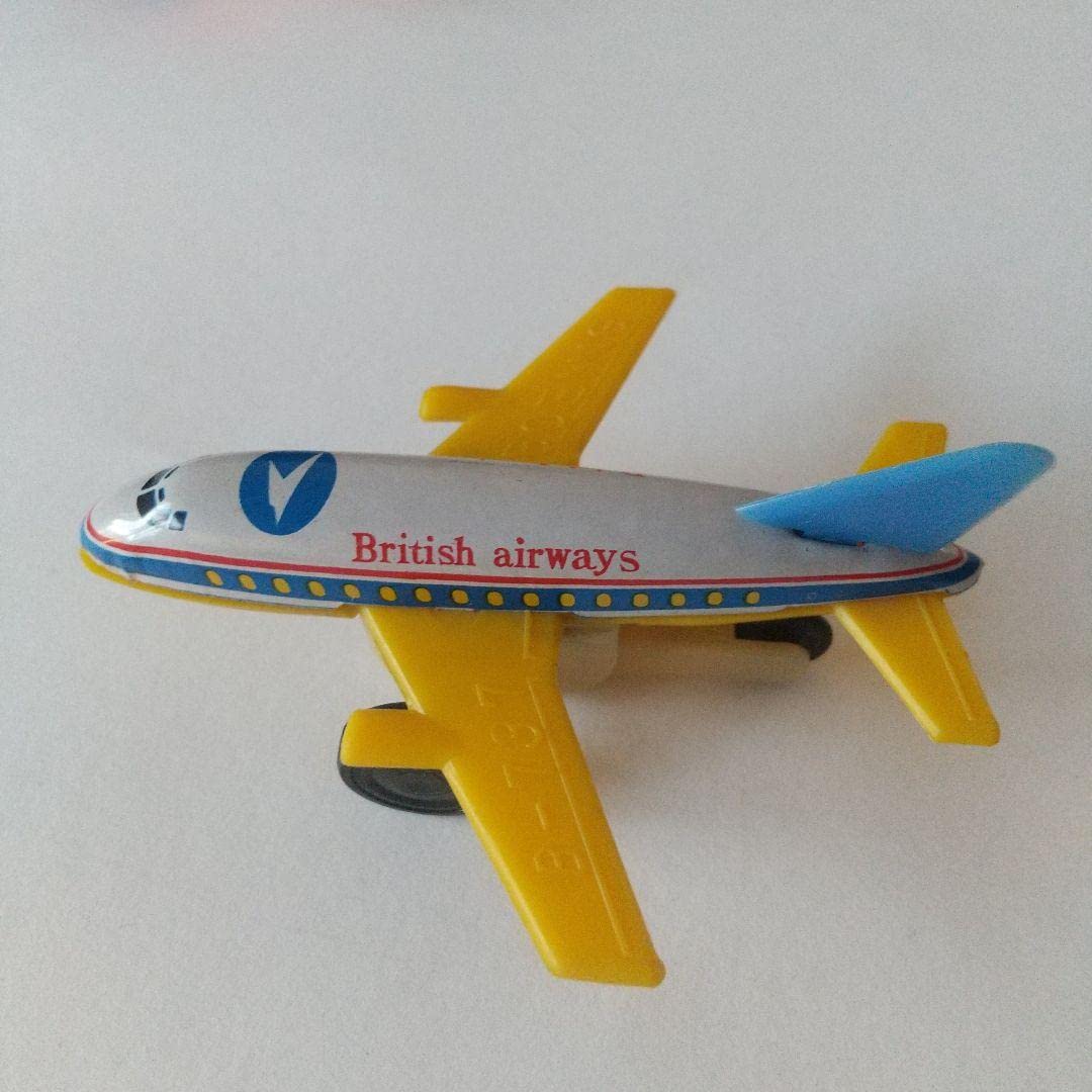 Amazon.co.jp: ブリキ飛行機 おもちゃ パンナム英国航空 2機