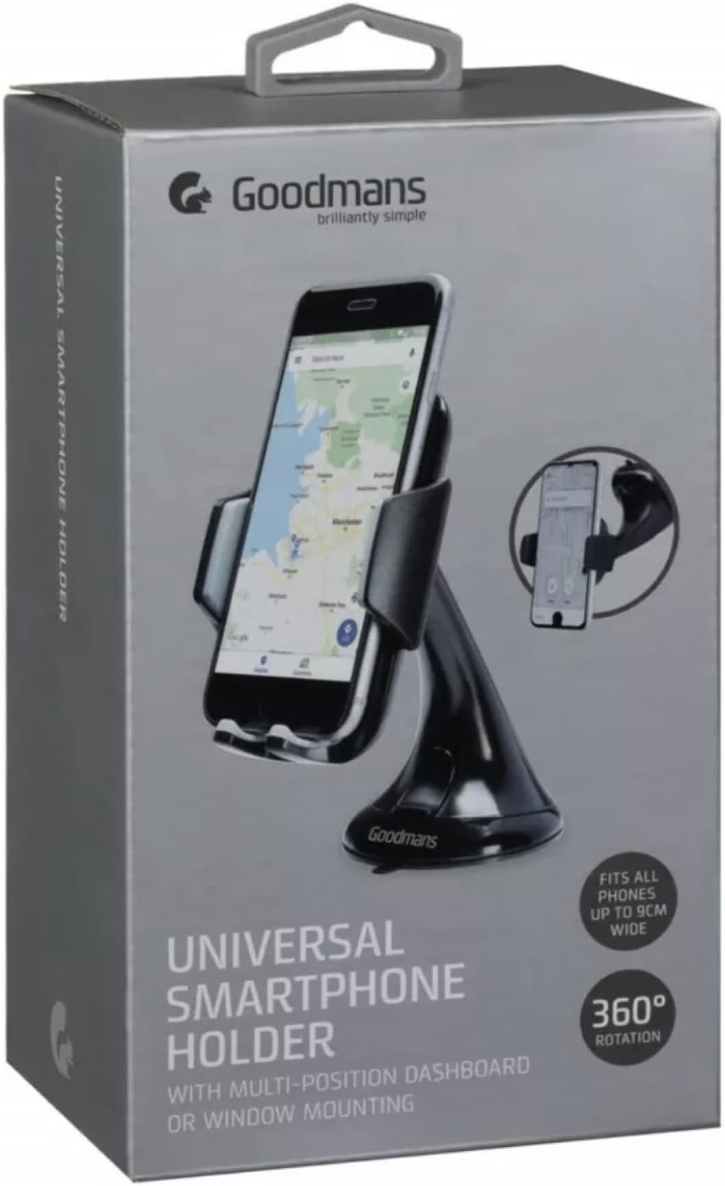 New Goodmans Universal Car Phone Mount and Holder - Ideal For Smartphones