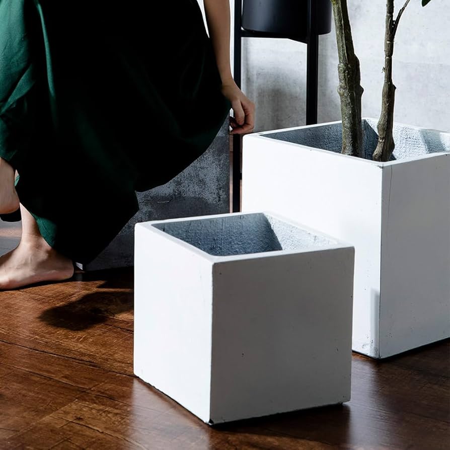 グラスファイバー鉢カバー Amazon.co.jp: Round 24 鉢カバー(鉢 カバー/Gray) おしゃれ